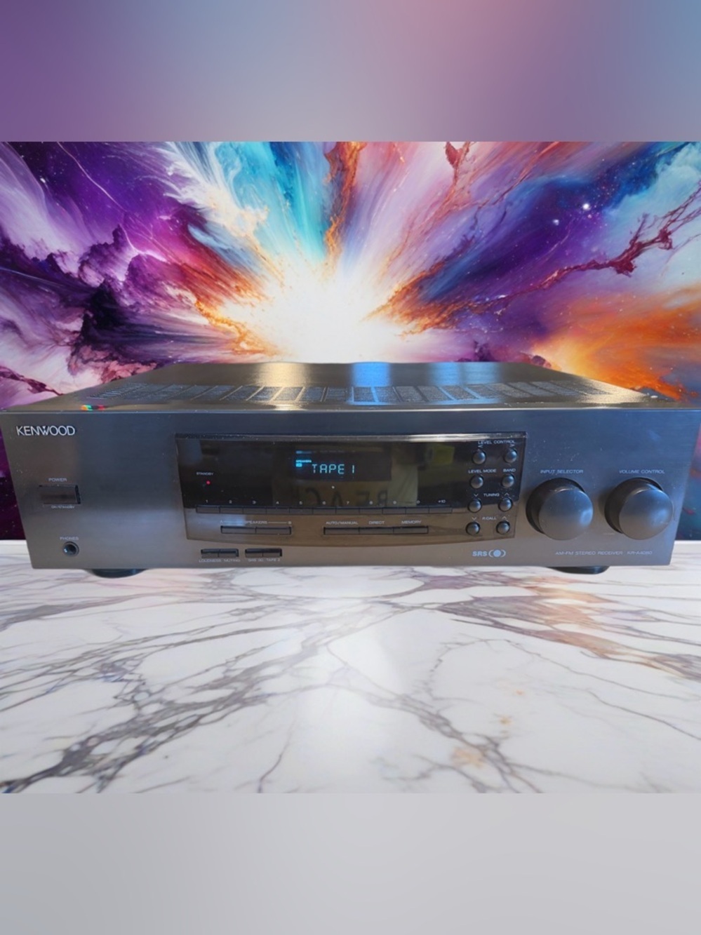 Vintage Kenwood KR-A4080 AM-FM Stereo Receiver Very Rare Beauty Serviced Rare🔥